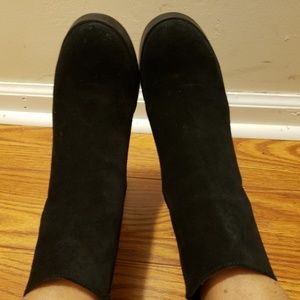 Black Suede Aldo Booties